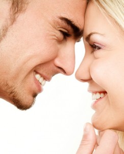 Eye to eye discussion is one of 9 steps to passionate kissing